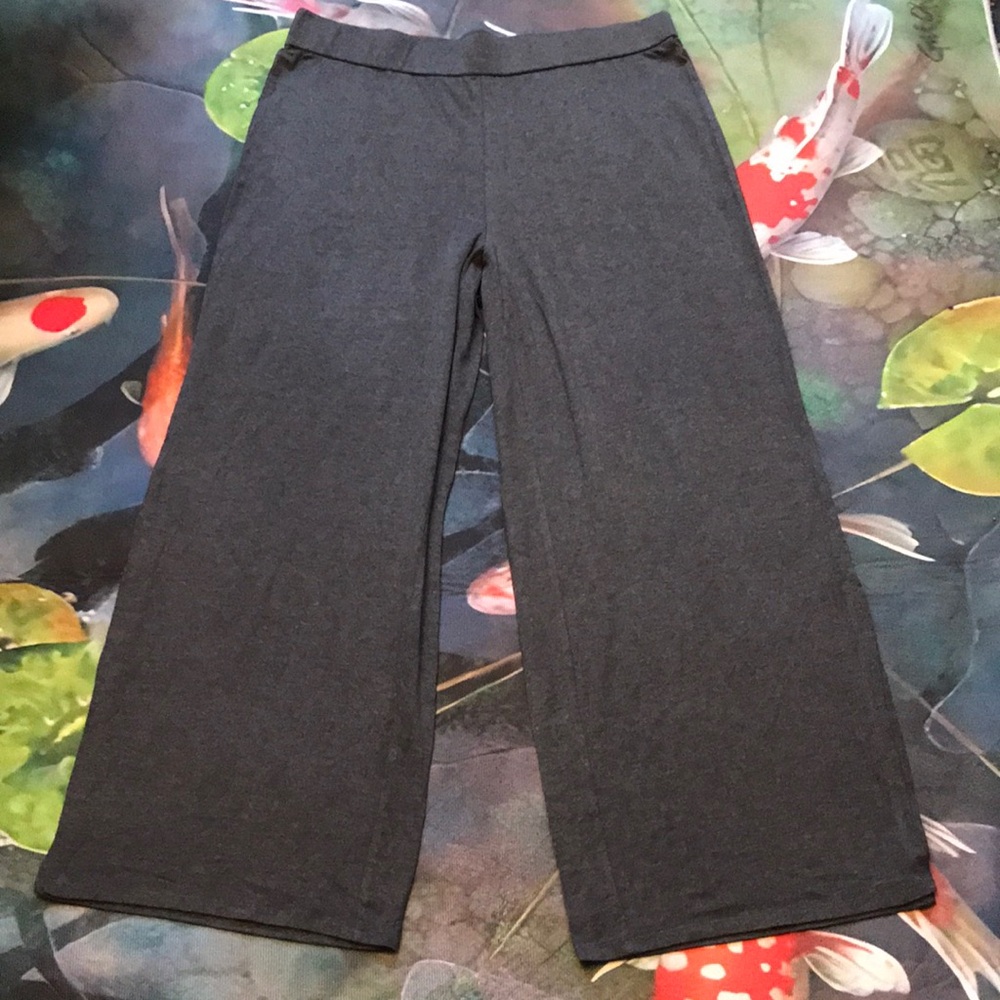 🐬 Eileen Fisher Straight Ankle Gray Pants
